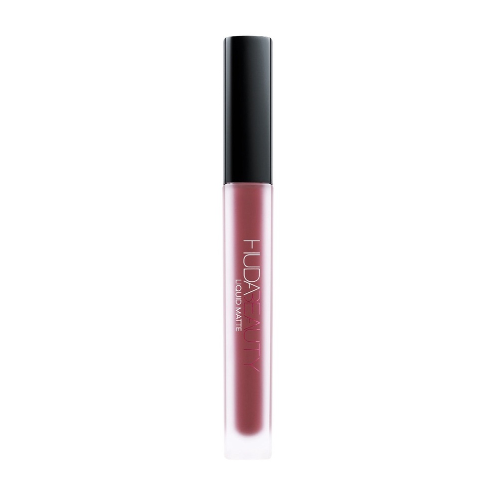 Huda Beauty Dark Red Liquid Lipstick